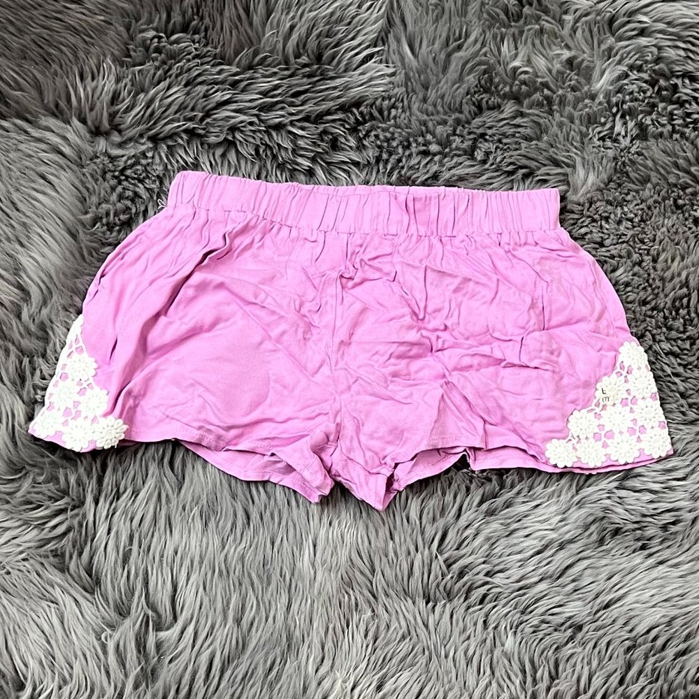 Toughskins | Girl's Woven Shorts | Purple | Various Sizes